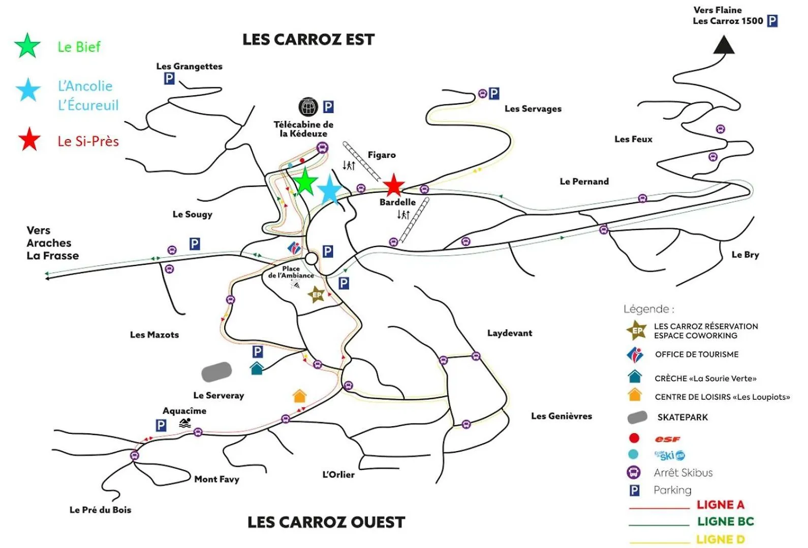 Appartement Demi-Chalet L'Ancolie -- Prox Pistes Les Carroz d'Araches Frankrijk